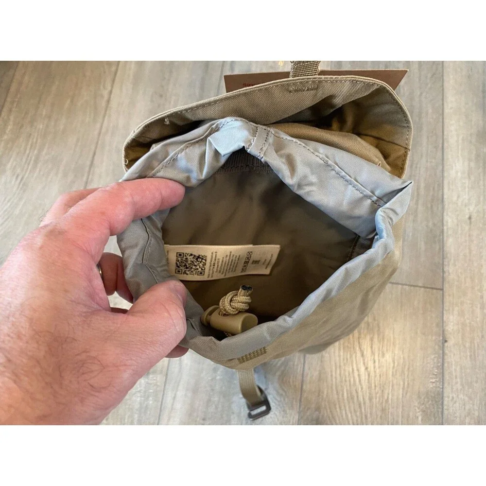 Fjallraven Singi Side Pocket 4L Backpack Add On Storage Tan Clay G1000